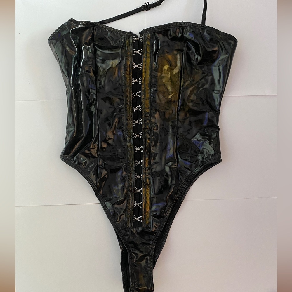 Latex body suit